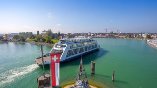 Ferry infront of Romanshorn | © Bodensee Ticket