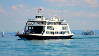 Ferry on the widest point of Lake Constance | © Bodensee Ticket